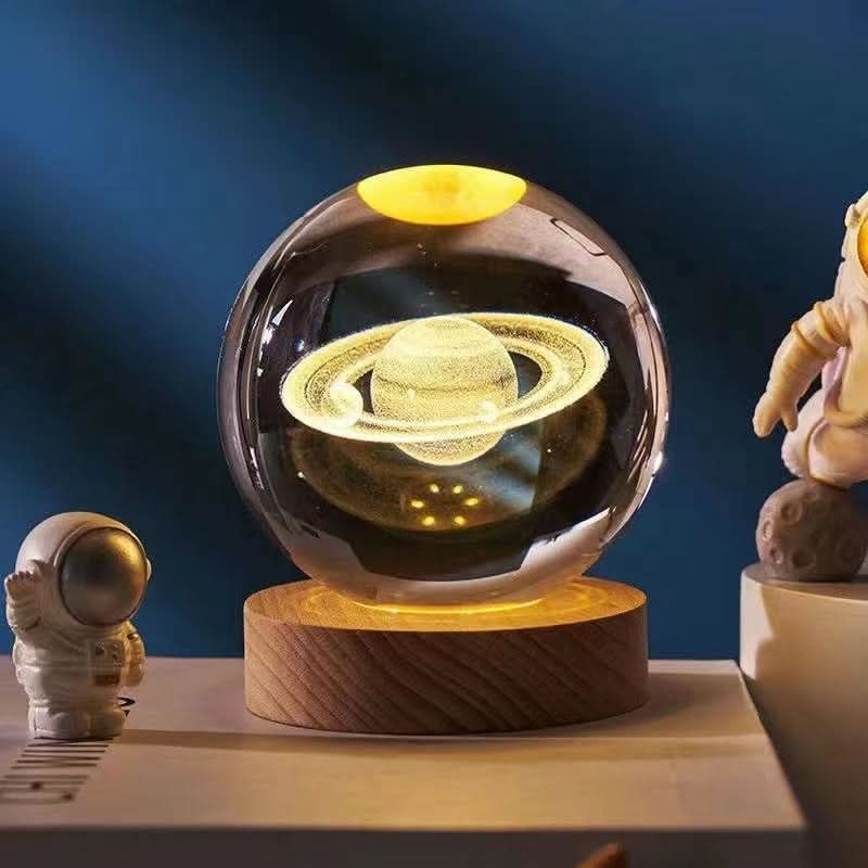 LuminSpark 3D LED Night Light — Brilliant Crystal Glow