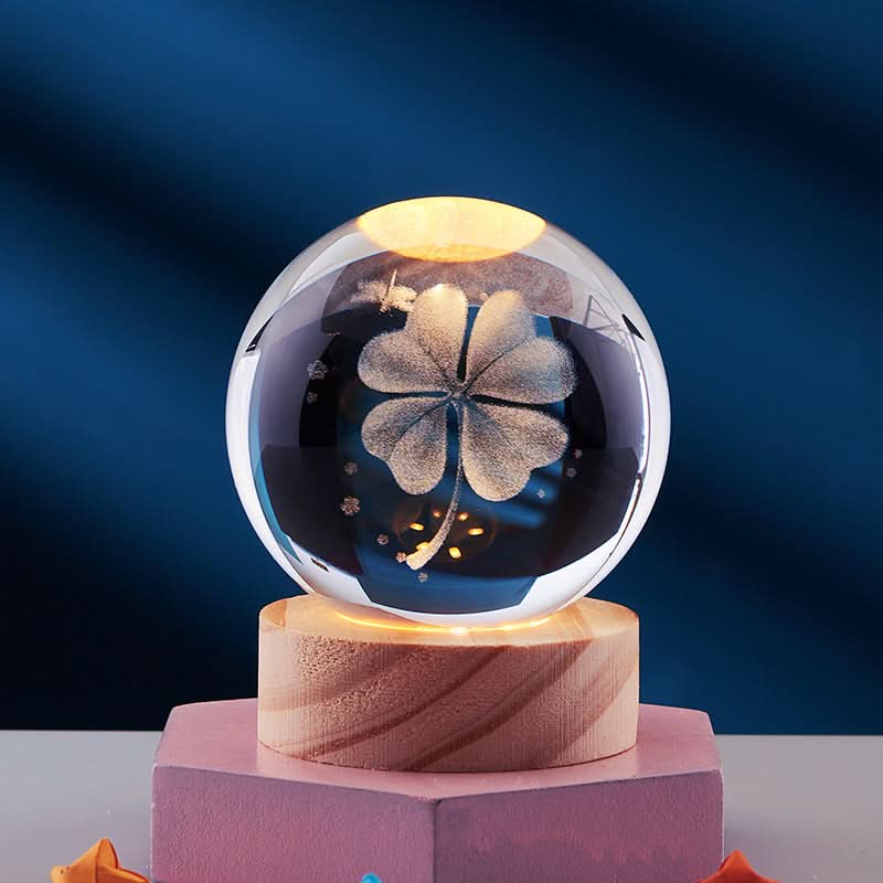 LuminSpark 3D LED Night Light — Brilliant Crystal Glow