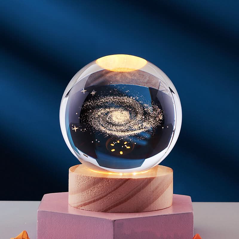 LuminSpark 3D LED Night Light — Brilliant Crystal Glow