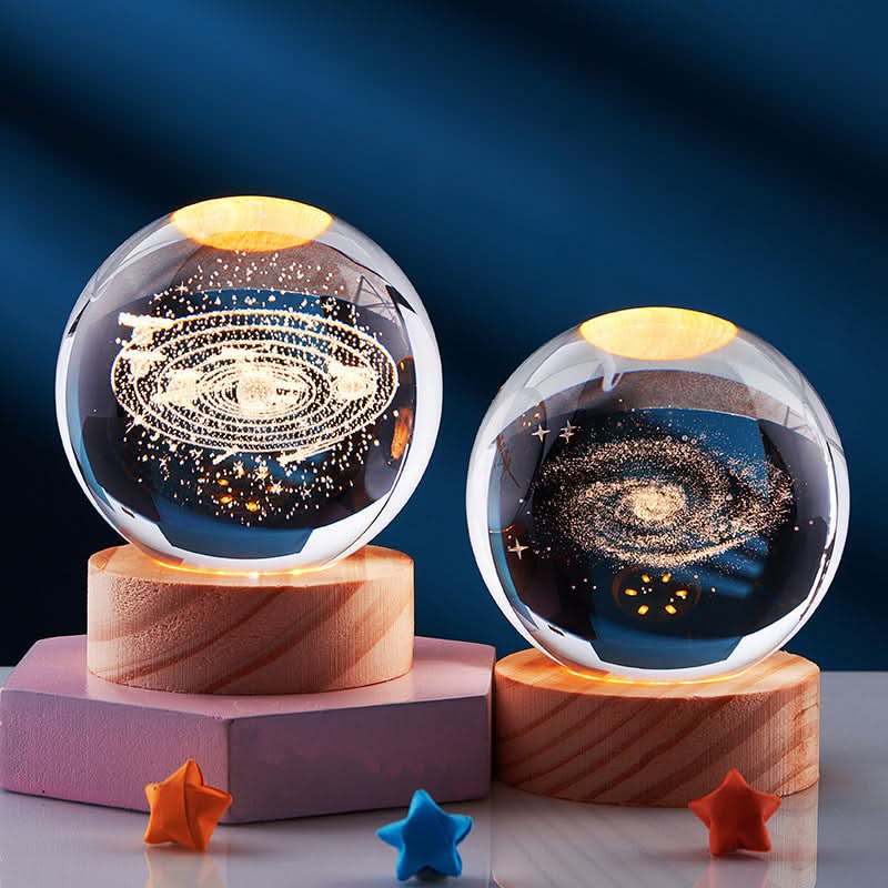 LuminSpark 3D LED Night Light — Brilliant Crystal Glow