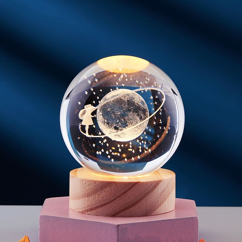 LuminSpark 3D LED Night Light — Brilliant Crystal Glow