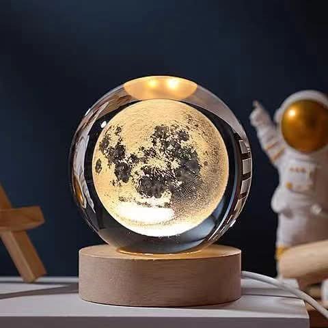 LuminSpark 3D LED Night Light — Brilliant Crystal Glow