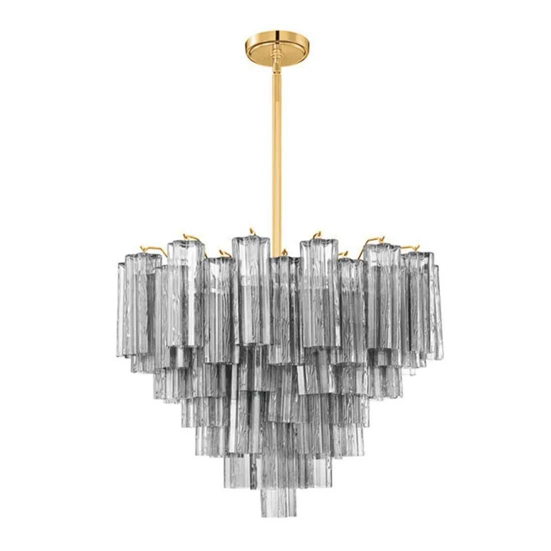 Star Shaped Glass Tube Chandelier | wildoxy
