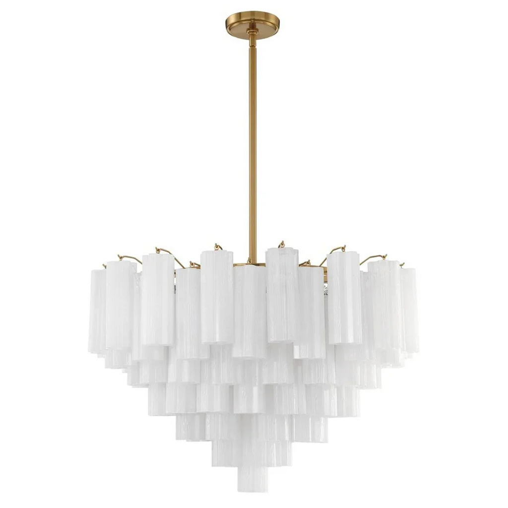 Star Shaped Glass Tube Chandelier | wildoxy