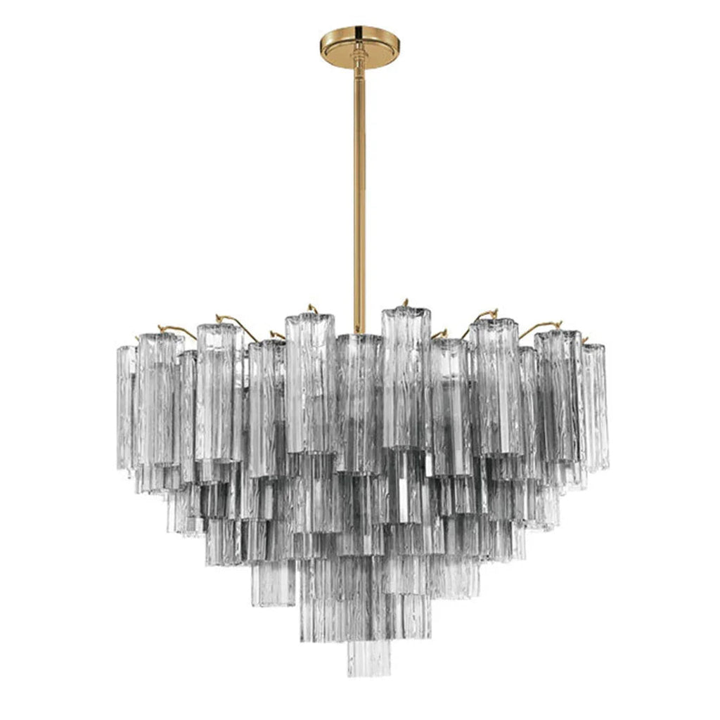 Star Shaped Glass Tube Chandelier | wildoxy