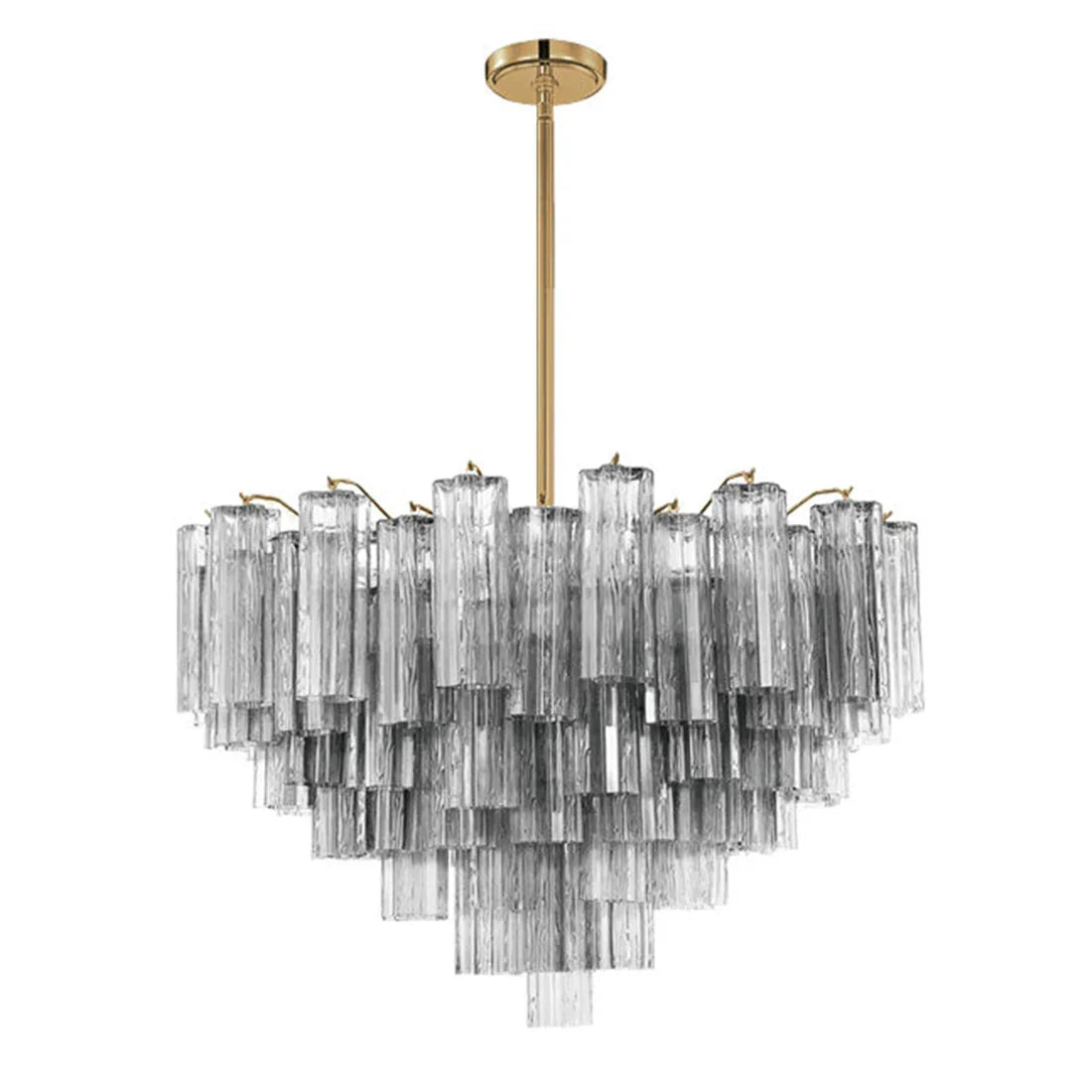 Star Shaped Glass Tube Chandelier | wildoxy
