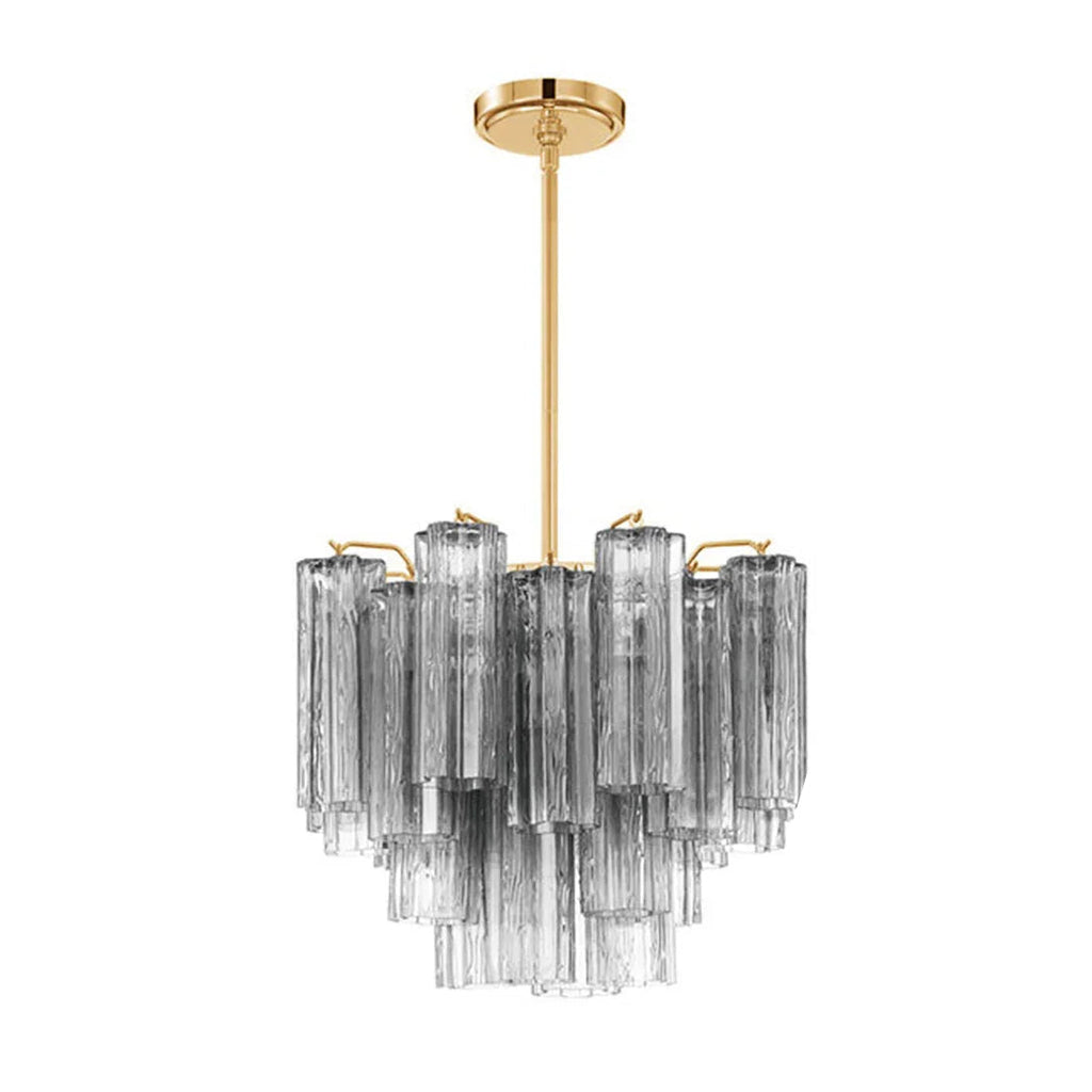Star Shaped Glass Tube Chandelier | wildoxy