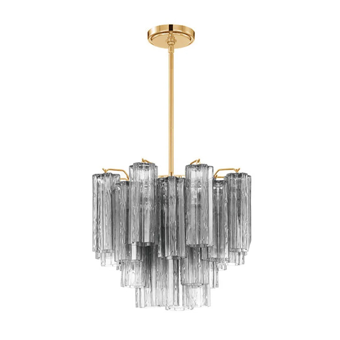 Star Shaped Glass Tube Chandelier | wildoxy