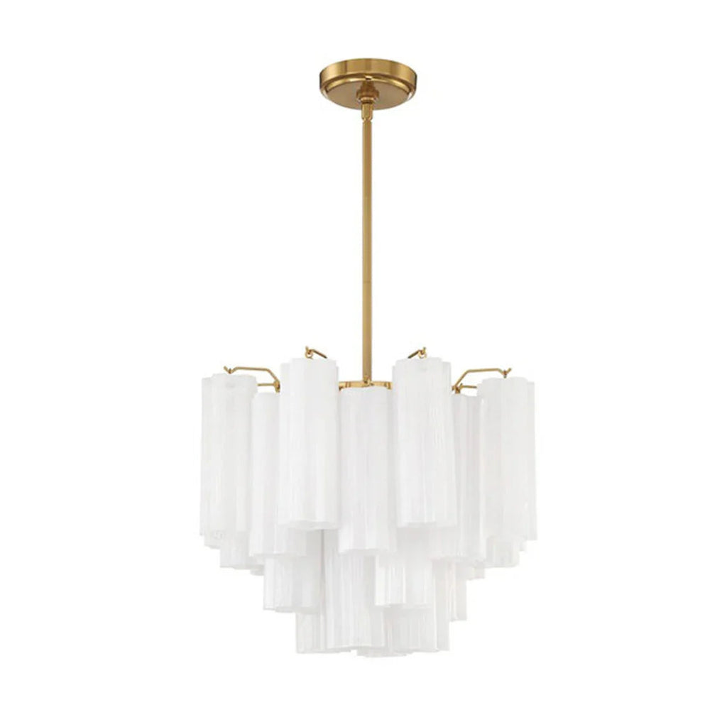 Star Shaped Glass Tube Chandelier | wildoxy