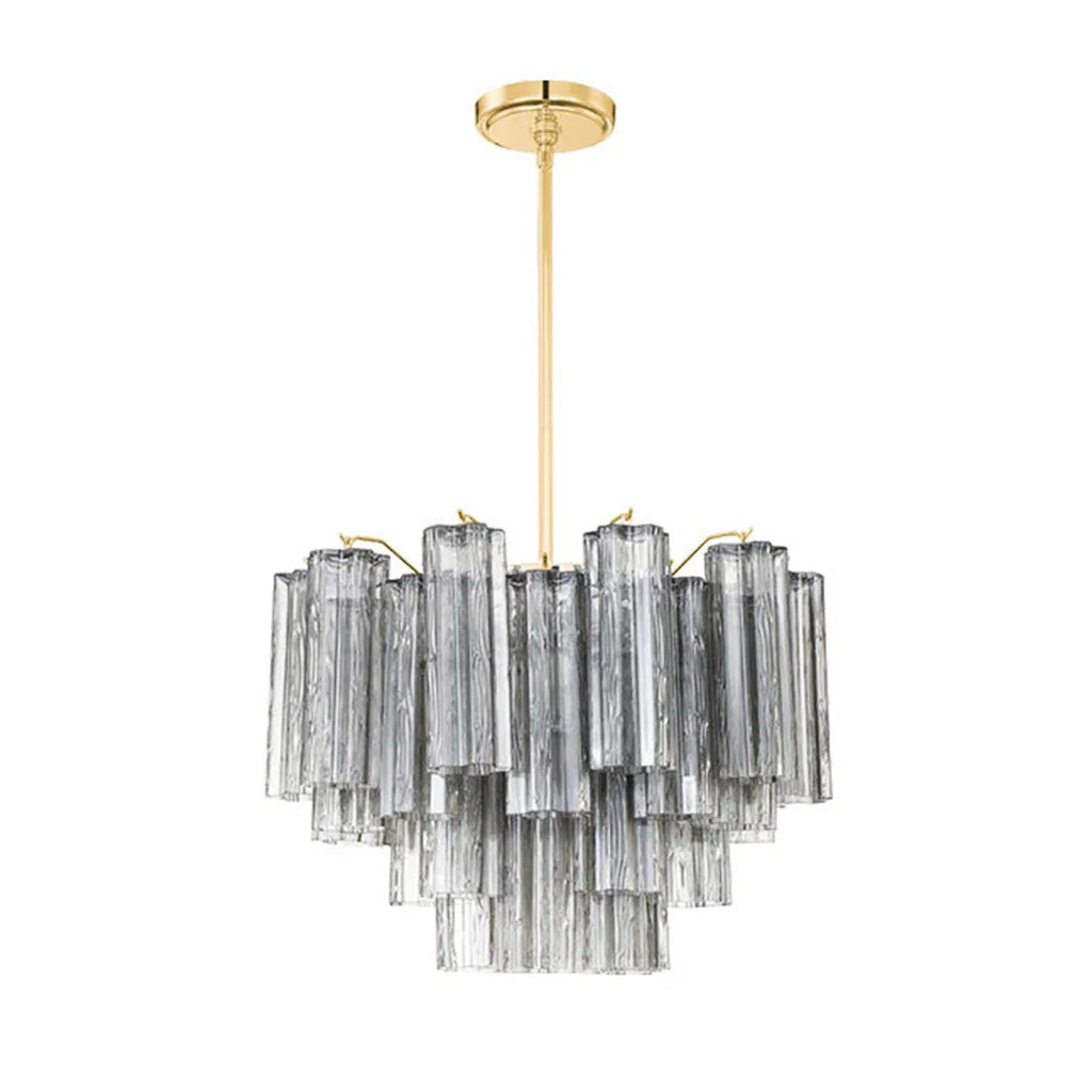 Star Shaped Glass Tube Chandelier | wildoxy