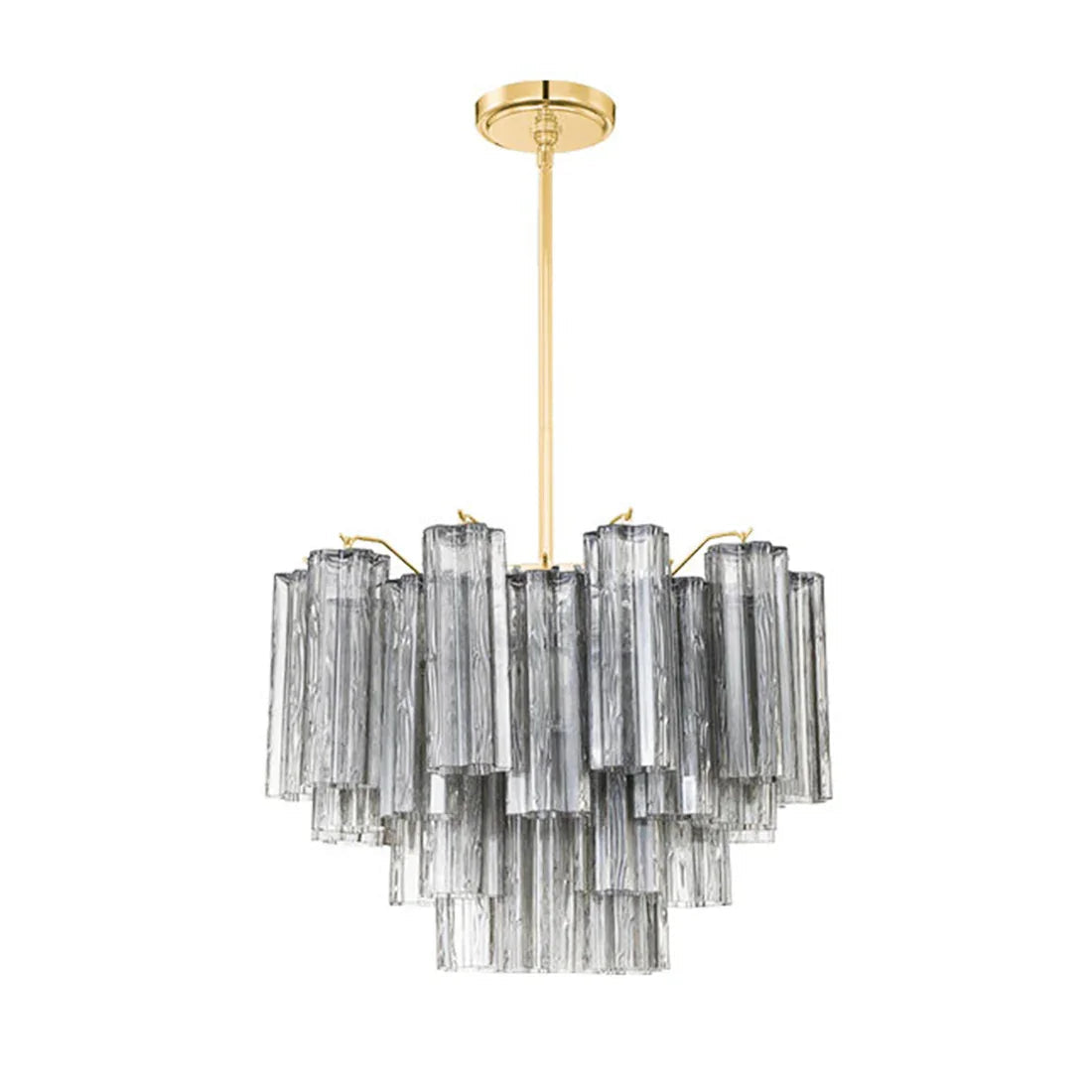 Star Shaped Glass Tube Chandelier | wildoxy
