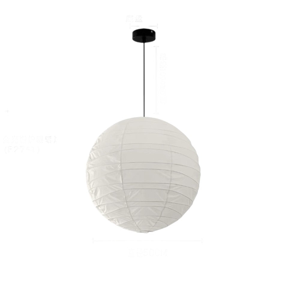 Japońska lampa wisząca Akari, biały papier ryżowy Ø30/Ø45/Ø55