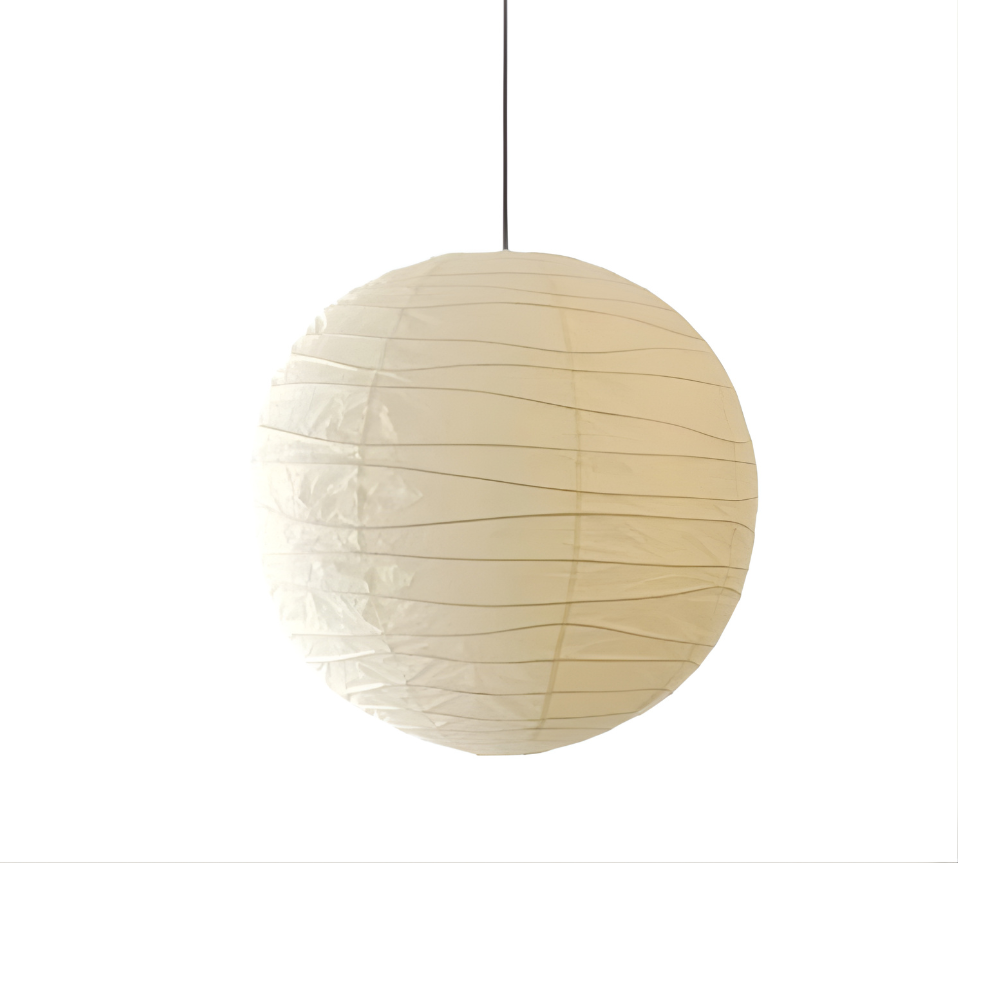 Japońska lampa wisząca Akari, biały papier ryżowy Ø30/Ø45/Ø55