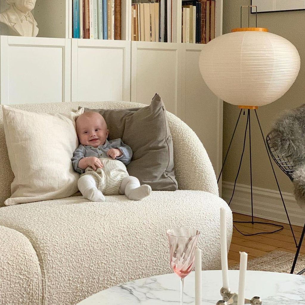 Hikaru Minimalist Design Floor Lamp — Soft Ambient Glow Rice Paper Shade