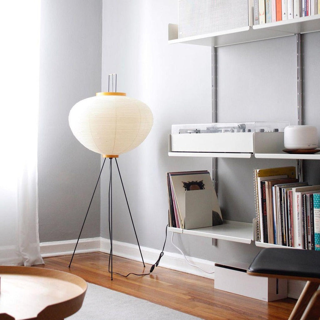 Hikaru Minimalist Design Floor Lamp — Soft Ambient Glow Rice Paper Shade