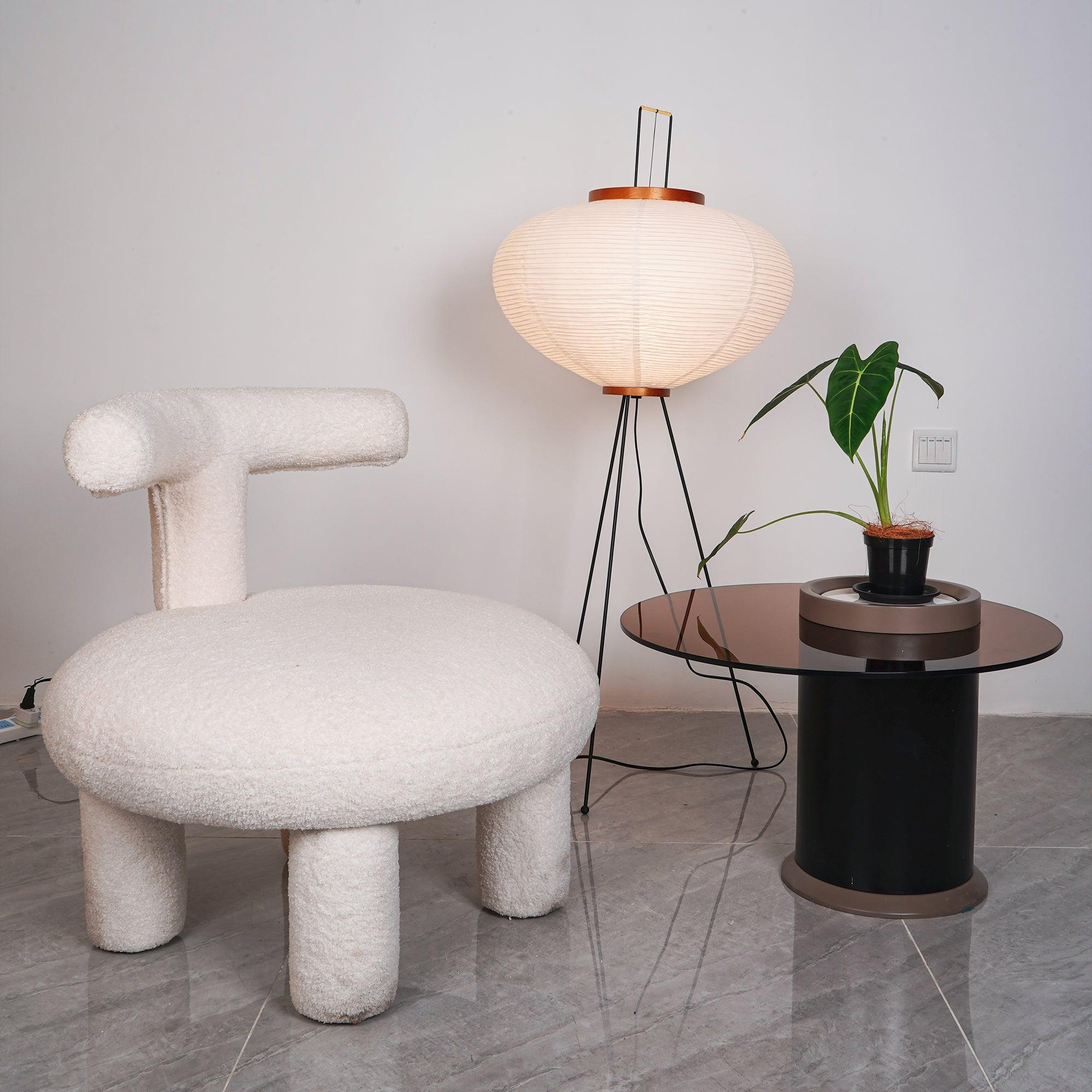 Hikaru Minimalist Design Floor Lamp — Soft Ambient Glow Rice Paper Shade
