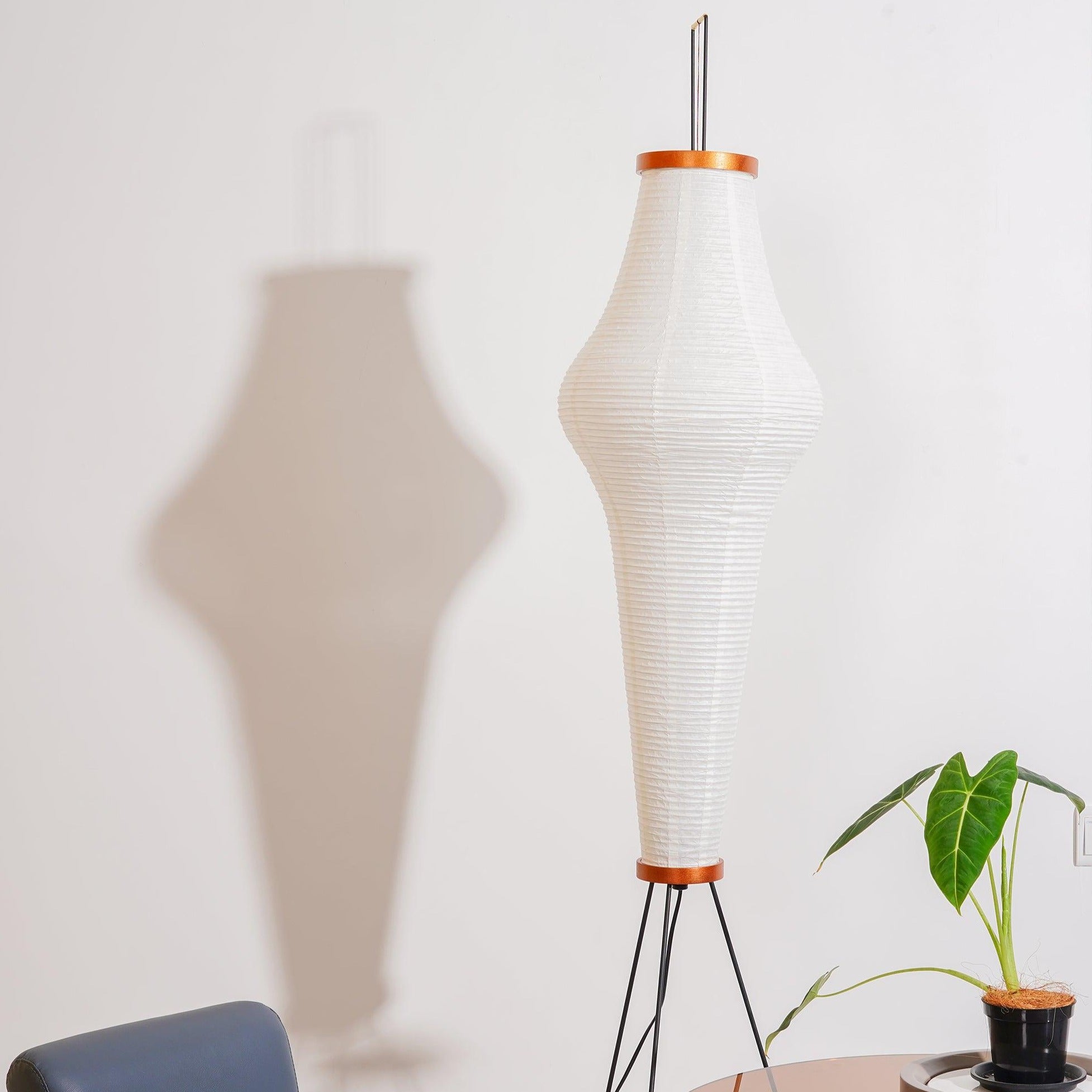 Hikaru Minimalist Design Floor Lamp — Soft Ambient Glow Rice Paper Shade