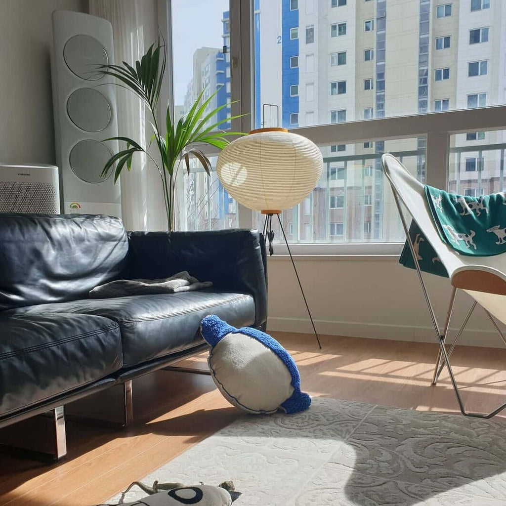 Hikaru Minimalist Design Floor Lamp — Soft Ambient Glow Rice Paper Shade