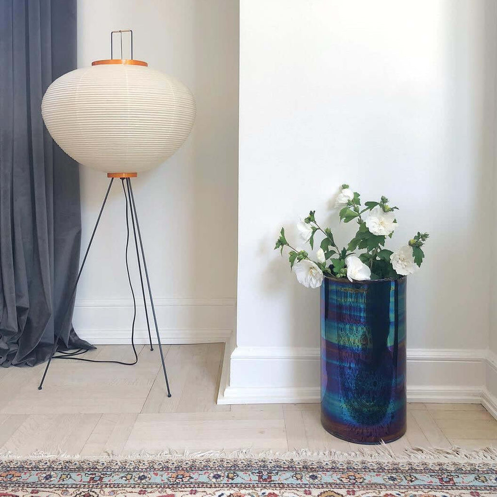 Hikaru Minimalist Design Floor Lamp — Soft Ambient Glow Rice Paper Shade