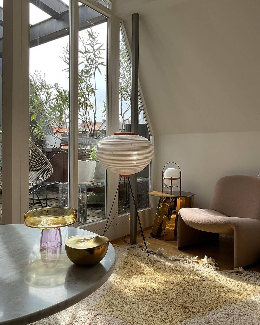 Hikaru Minimalist Design Floor Lamp — Soft Ambient Glow Rice Paper Shade
