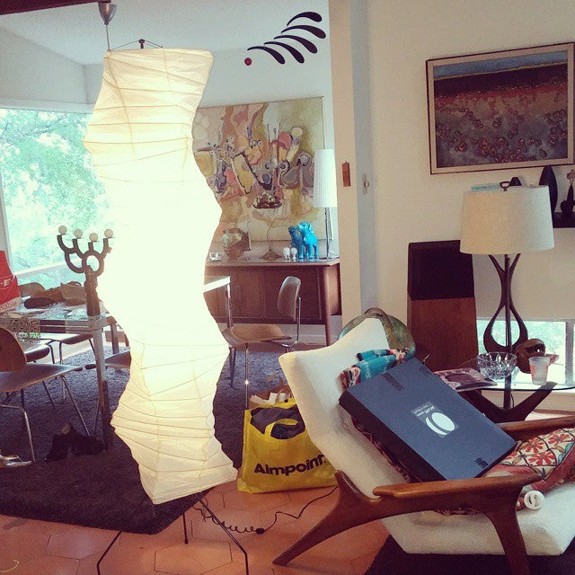 Hikaru Minimalist Design Floor Lamp — Soft Ambient Glow Rice Paper Shade