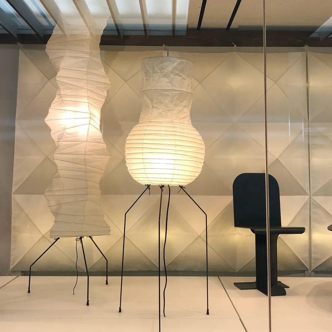Hikaru Minimalist Design Floor Lamp — Soft Ambient Glow Rice Paper Shade