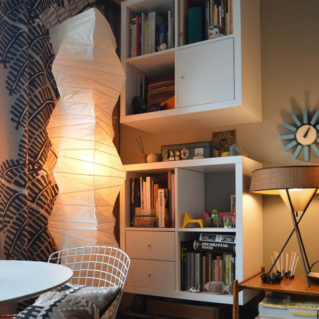 Hikaru Minimalist Design Floor Lamp — Soft Ambient Glow Rice Paper Shade
