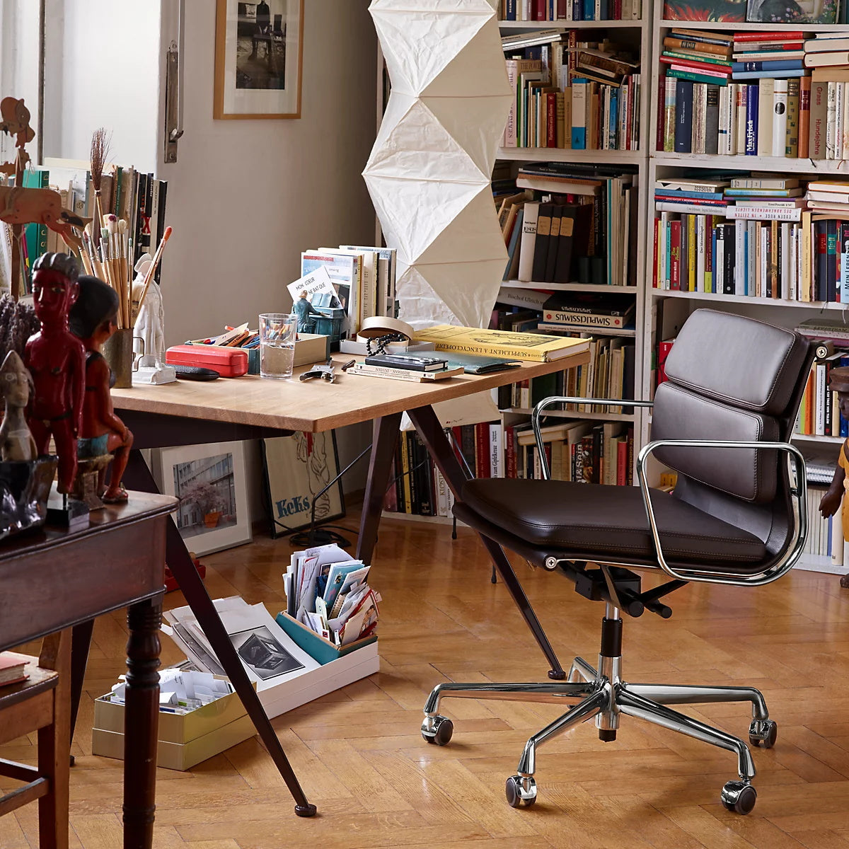 Hikaru Minimalist Design Floor Lamp — Soft Ambient Glow Rice Paper Shade