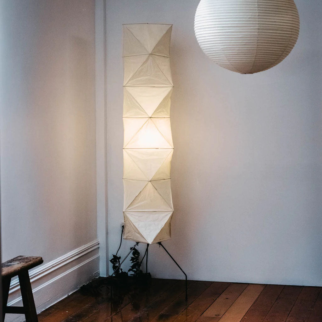 Hikaru Minimalist Design Floor Lamp — Soft Ambient Glow Rice Paper Shade