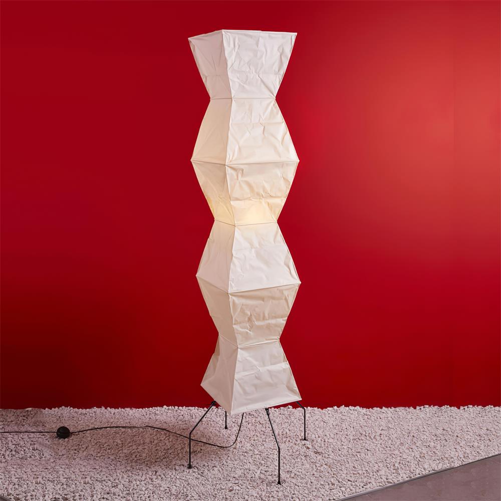 Hikaru Minimalist Design Floor Lamp — Soft Ambient Glow Rice Paper Shade