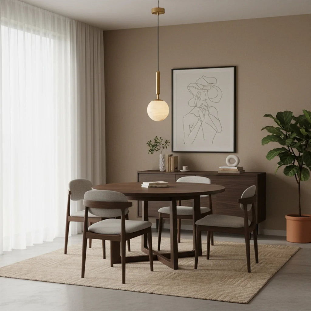 Alabaster Art Island Pendant Light | wildoxy