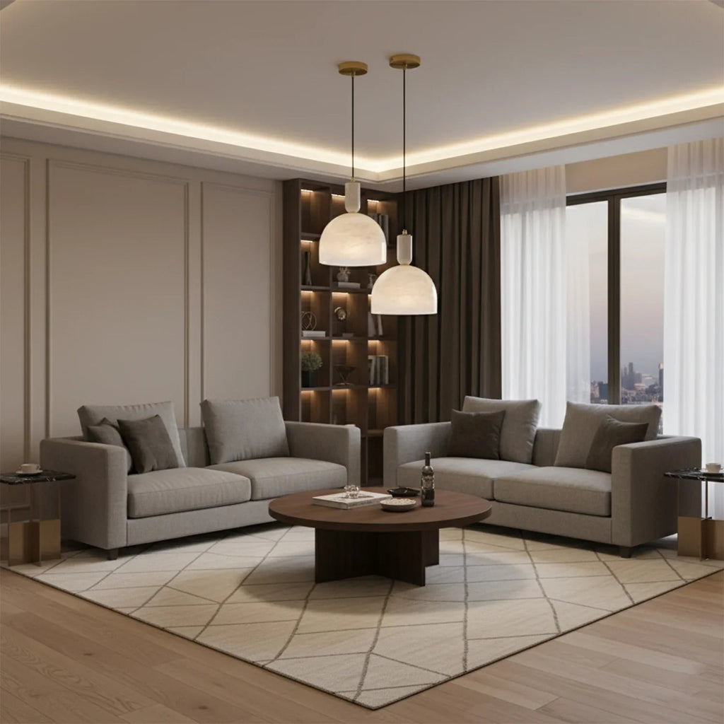 Alabaster Art Pendant Light | wildoxy
