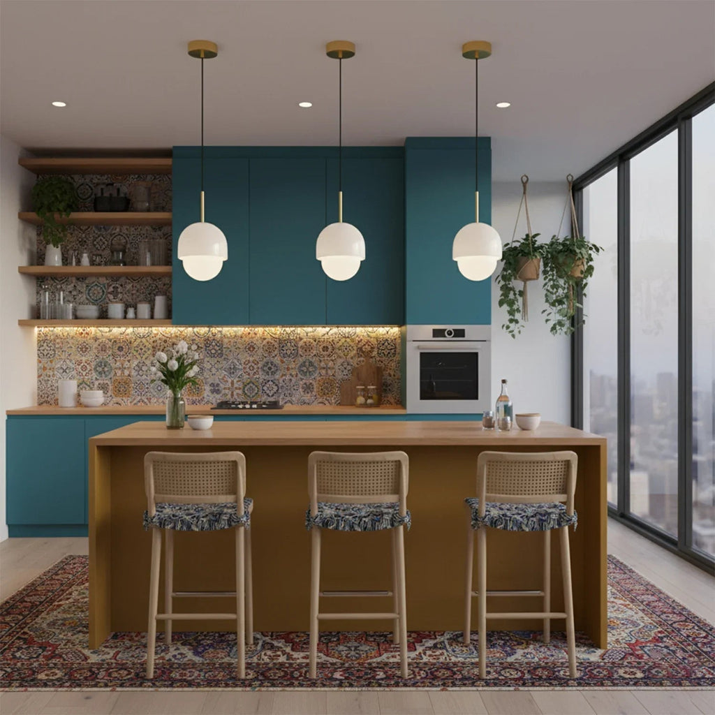 Alabaster Art Pendant Light | wildoxy