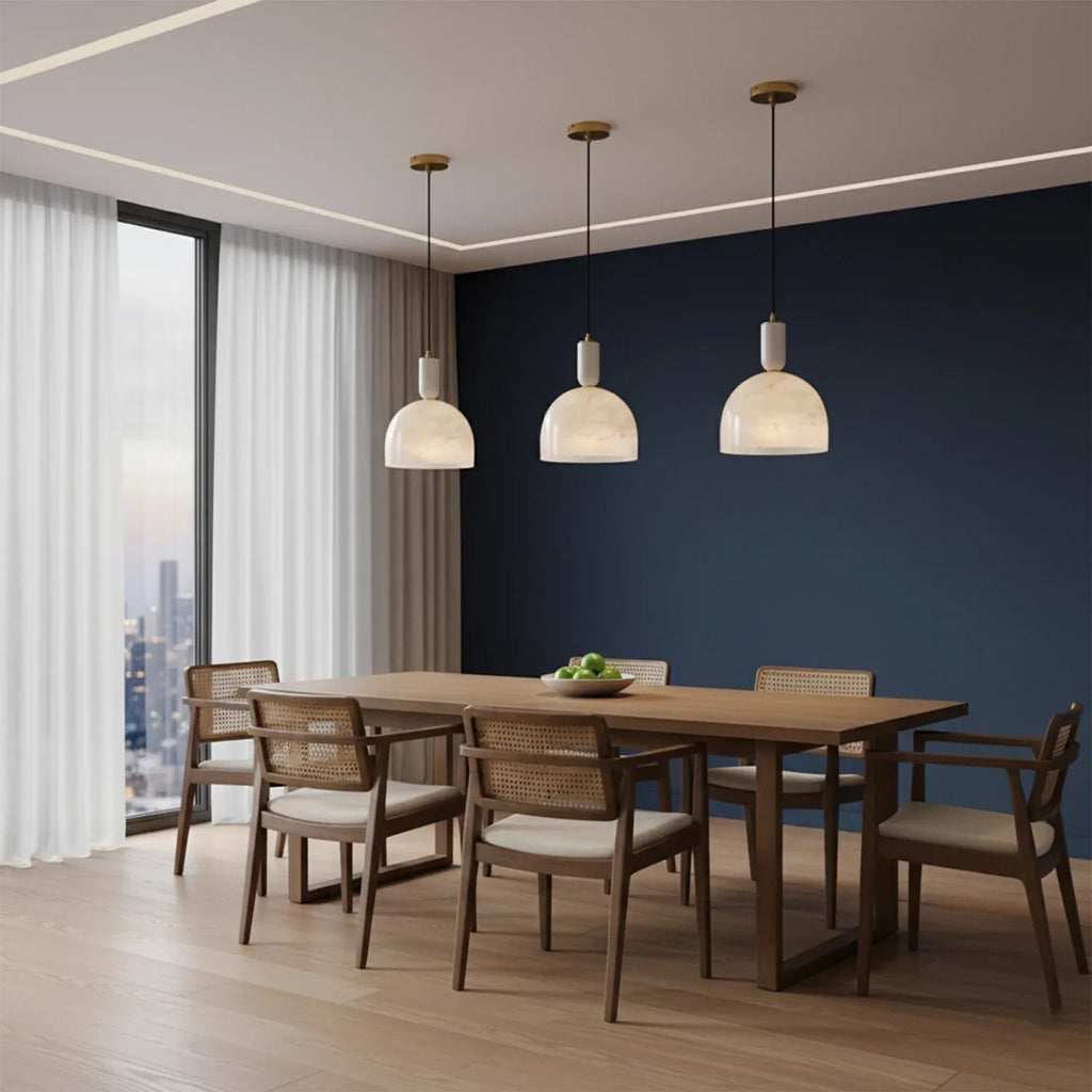Alabaster Art Pendant Light | wildoxy
