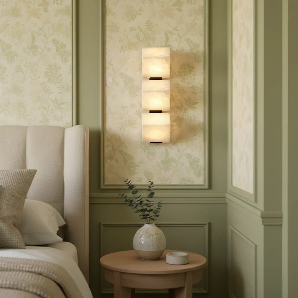 Alabaster Staircase Wall Lamp | wildoxy