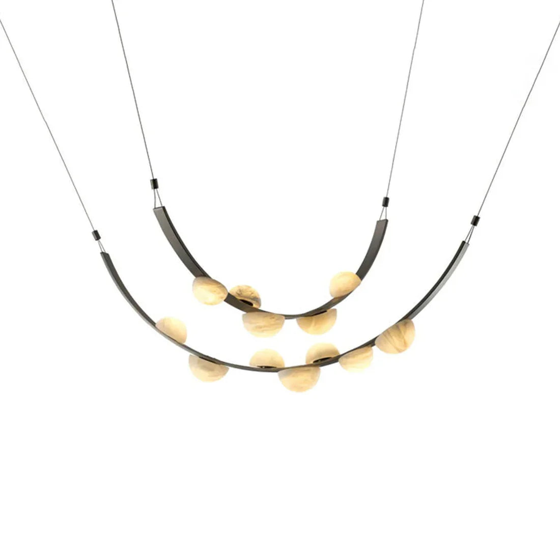 Alabaster Arc Chandelier | wildoxy