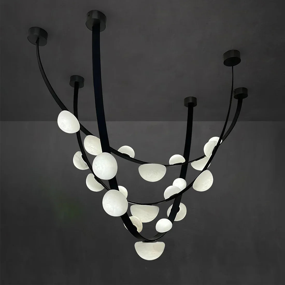 Alabaster Arc Chandelier | wildoxy
