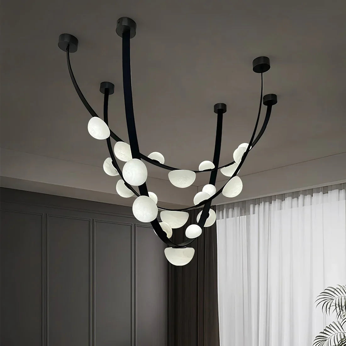 Alabaster Arc Chandelier | wildoxy