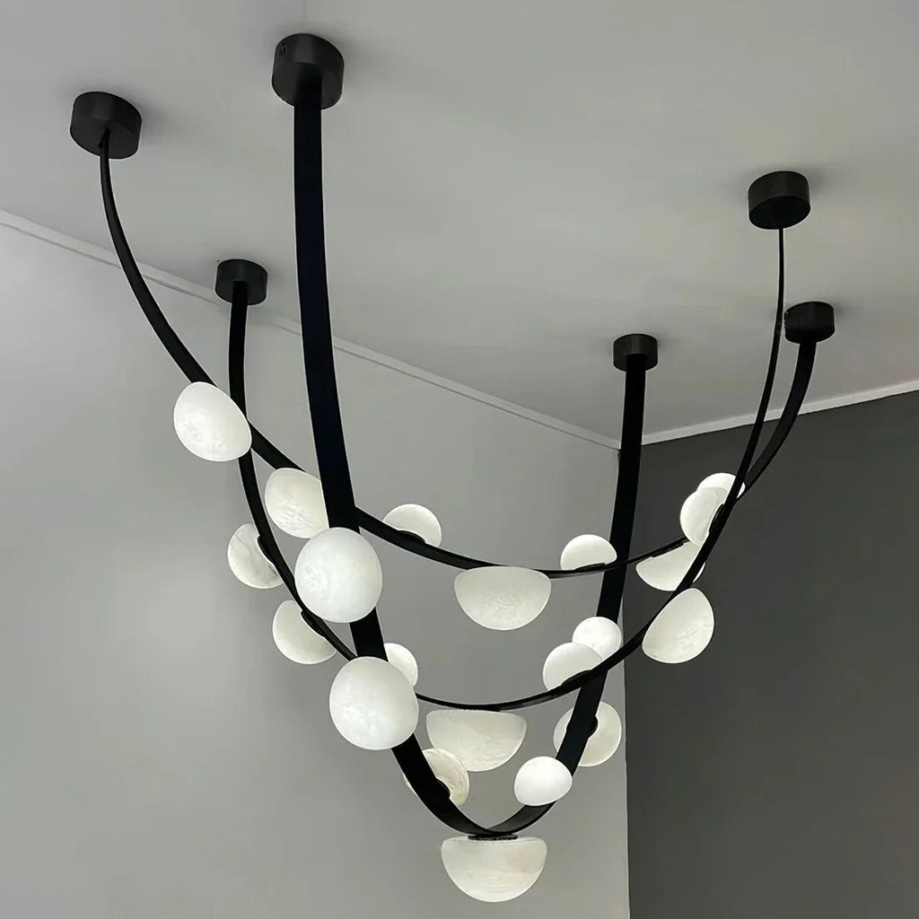 Alabaster Arc Chandelier | wildoxy
