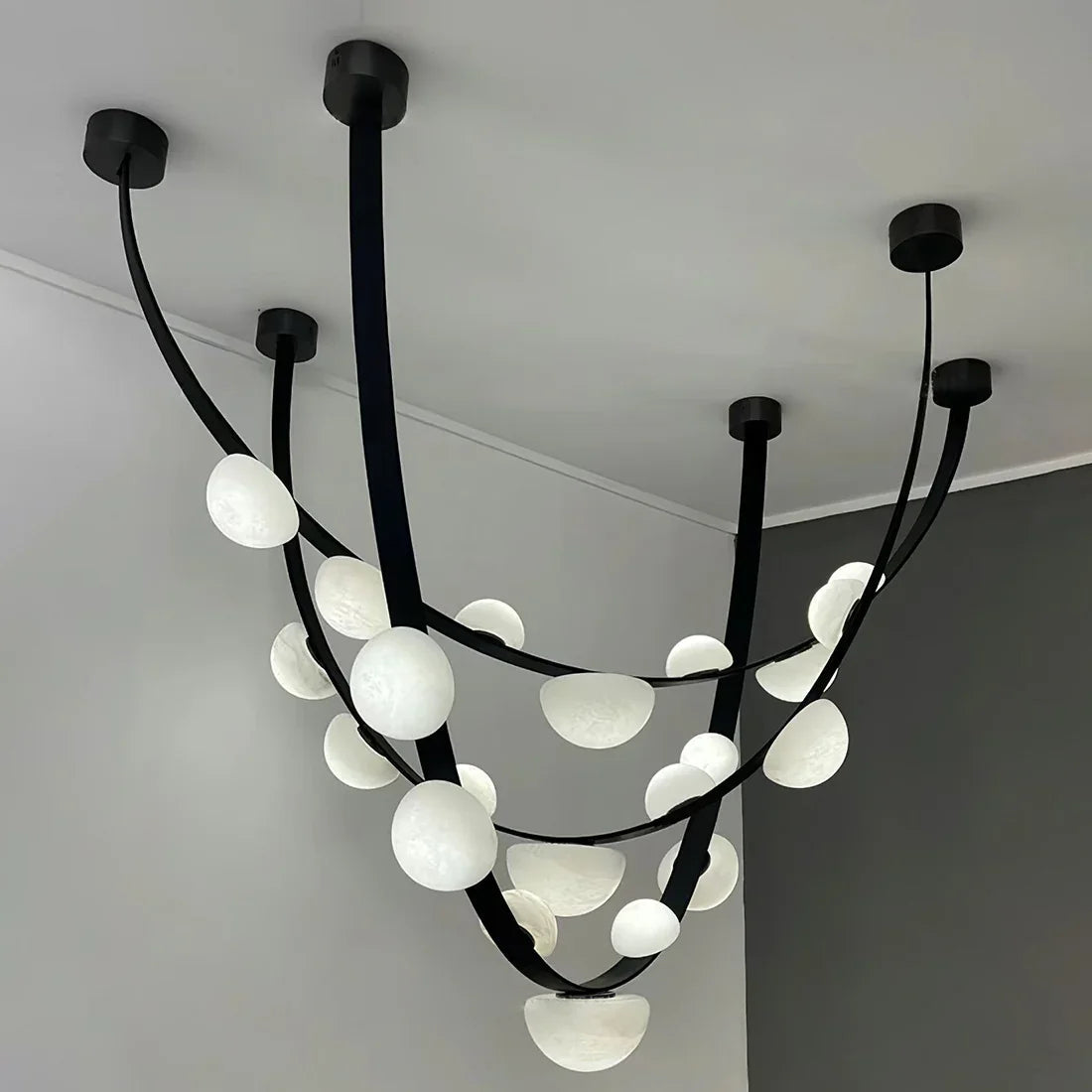 Alabaster Arc Chandelier | wildoxy