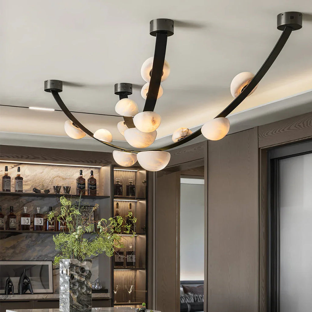 Alabaster Arc Chandelier | wildoxy