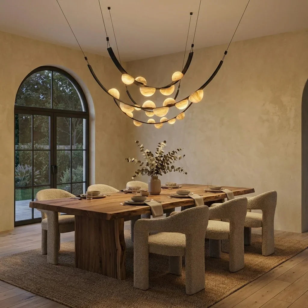 Alabaster Arc Chandelier | wildoxy