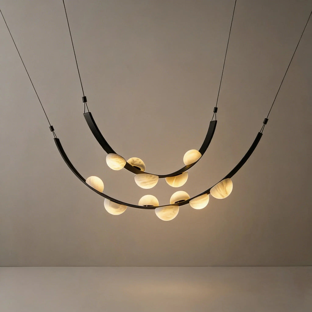 Alabaster Arc Chandelier | wildoxy
