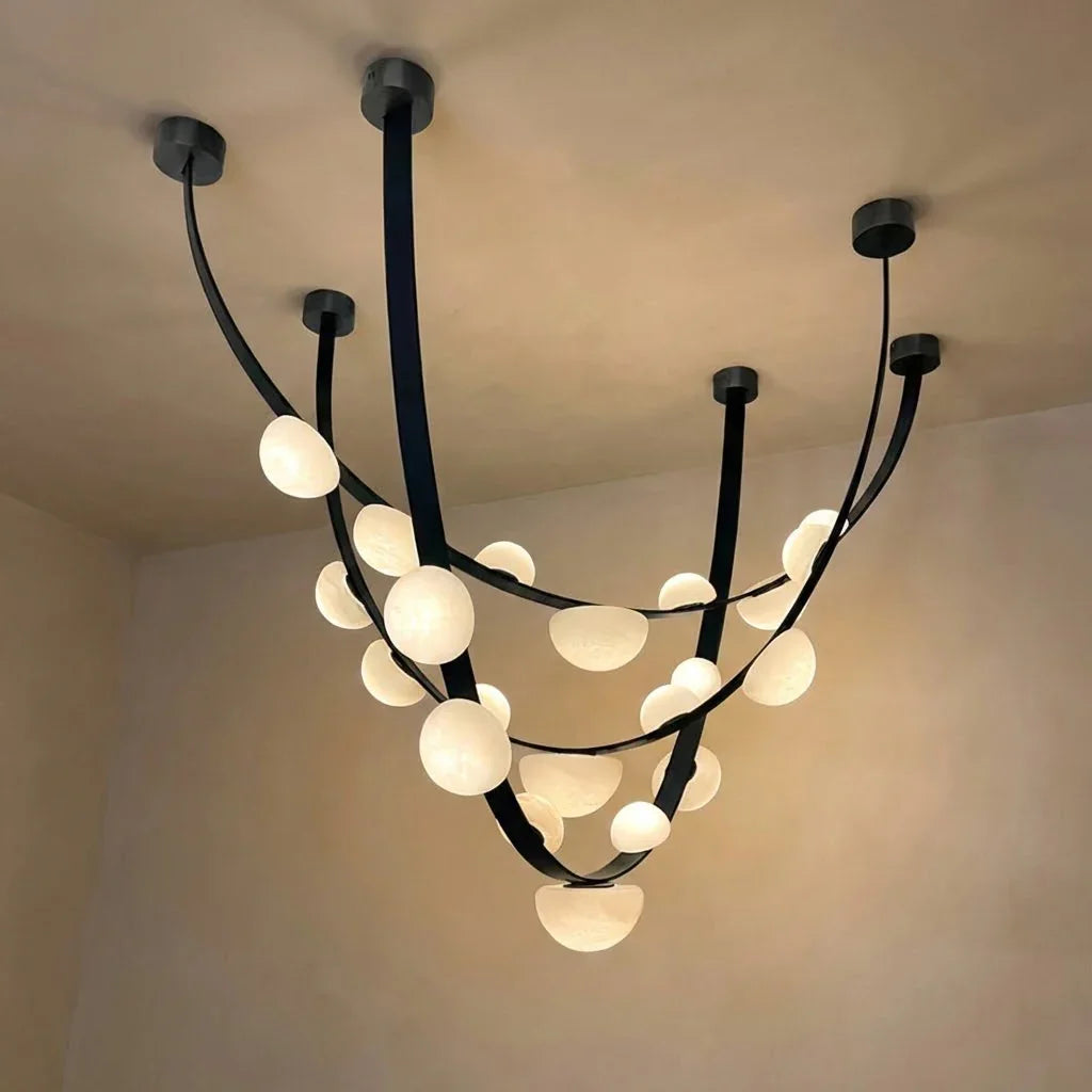 Alabaster Arc Chandelier | wildoxy