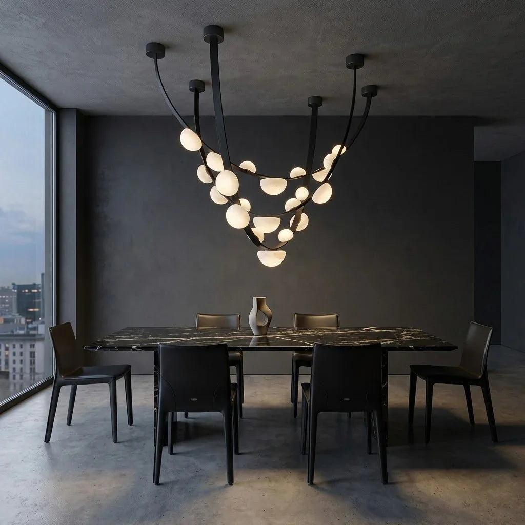 Alabaster Arc Chandelier | wildoxy