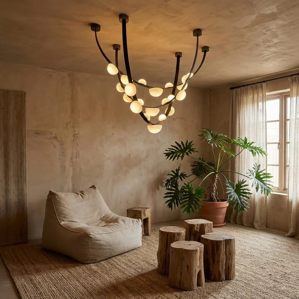 Alabaster Arc Chandelier | wildoxy