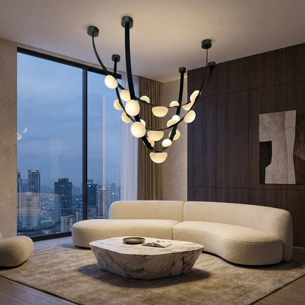Alabaster Arc Chandelier | wildoxy