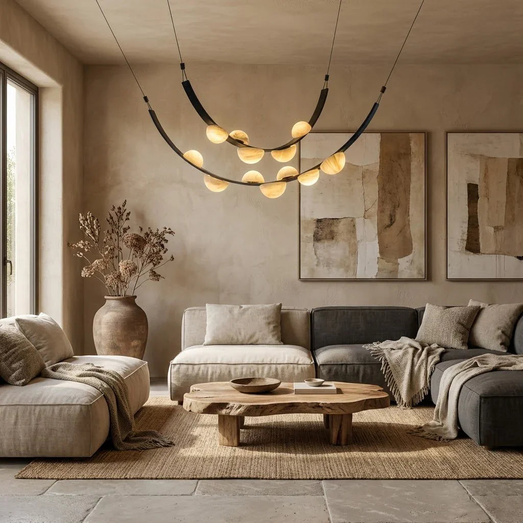 Alabaster Arc Chandelier | wildoxy
