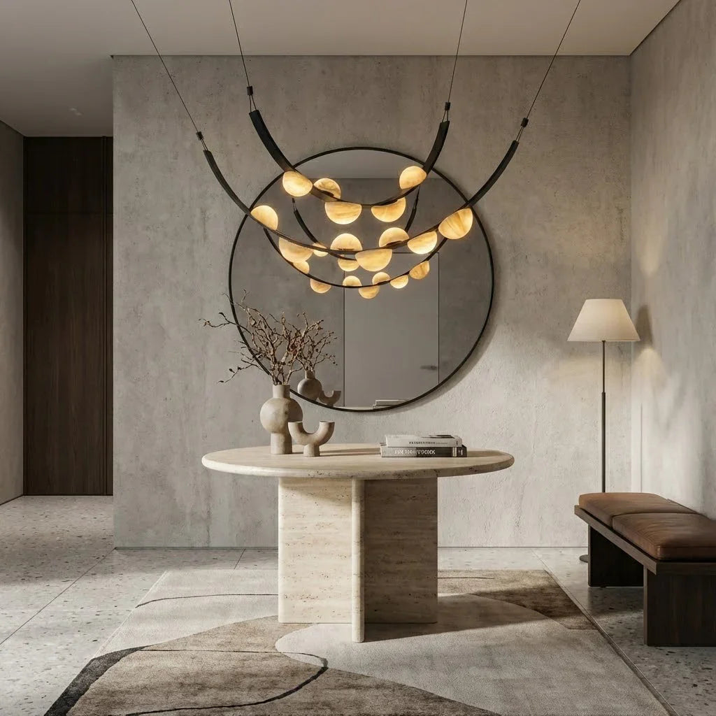 Alabaster Arc Chandelier | wildoxy