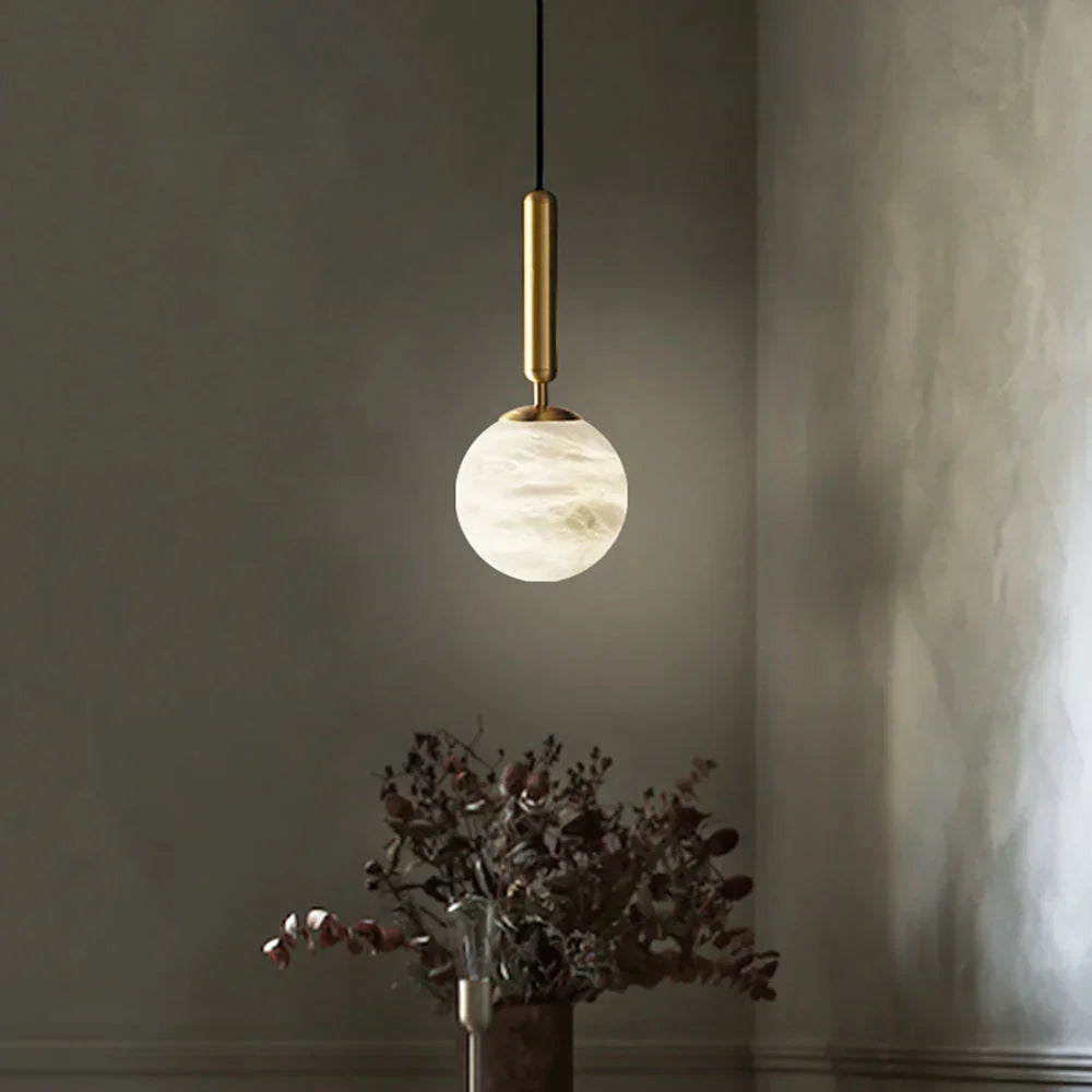 Alabaster Art Island Pendant Light | wildoxy